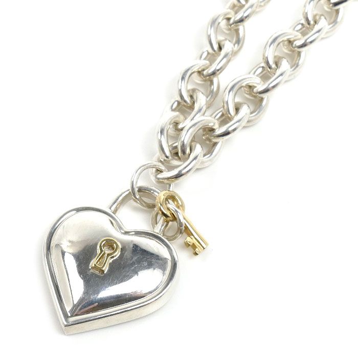 TIFFANY&Co. ティファニー シルバー925 K18YG イエローゴールド ハート