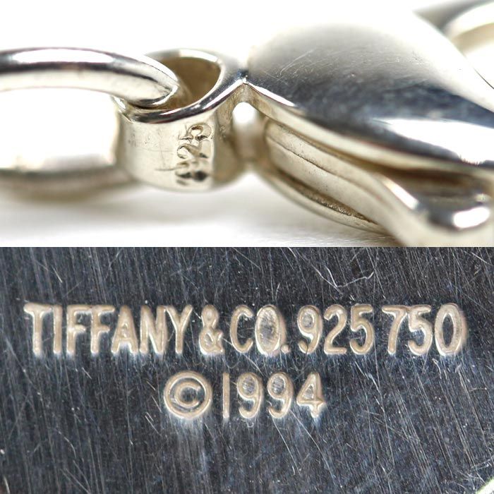 中古 K18YG 750 シルバー 925 ティファニー ネックレス TIFFANY&Co. ティファニー シルバー925 K18YG イエローゴールド ハート