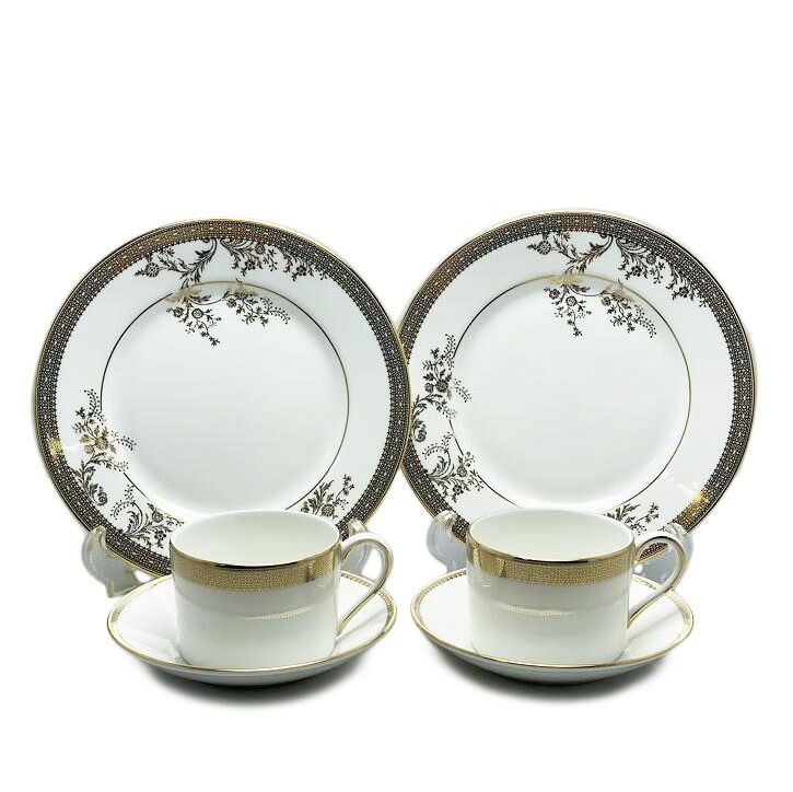 WEDGWOOD VERAWANG カップ＆ソーサー、プレートセット ABランク 52