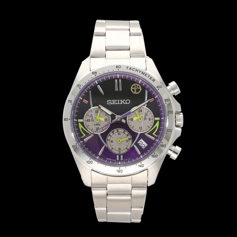 未開封品】SEIKO エヴァンゲリオン新幹線500 TYPE EVA-02時計 