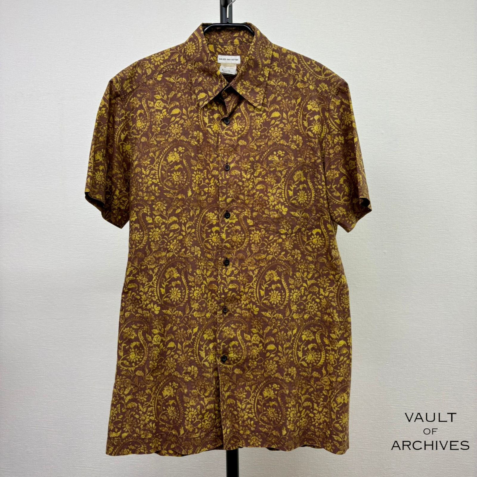 レディース 【希少・ライカ期】DRIES VAN NOTEN ペイズリー柄 半袖 