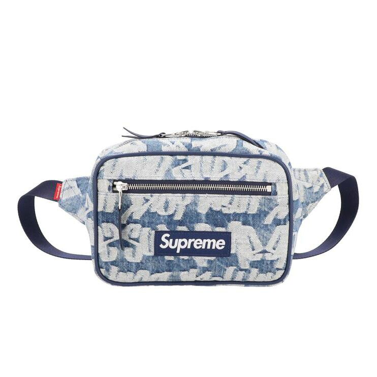 Supreme シュプリーム/22SS Fat Tip Jacquard Denim Waist Bag/Aランク/19【中古】 Supreme Supreme 22SS Fat Tip Jacquard Denim Waist Bag Aランク 19