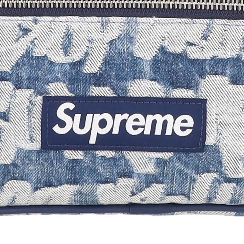 Supreme Supreme 22SS Fat Tip Jacquard Denim Waist Bag Aランク 19