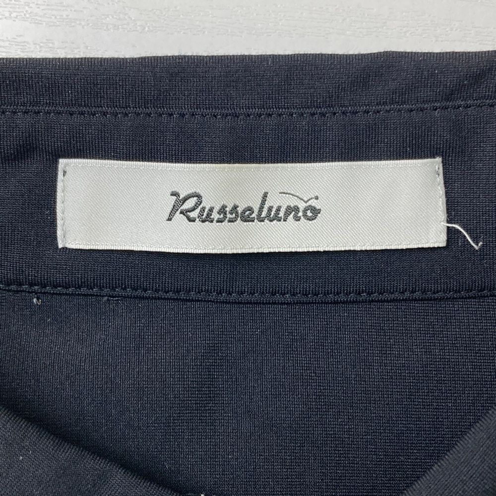 サイズ：4 RUSSELUNO ラッセルノ 半袖ポロシャツ ルチャ ブラック系