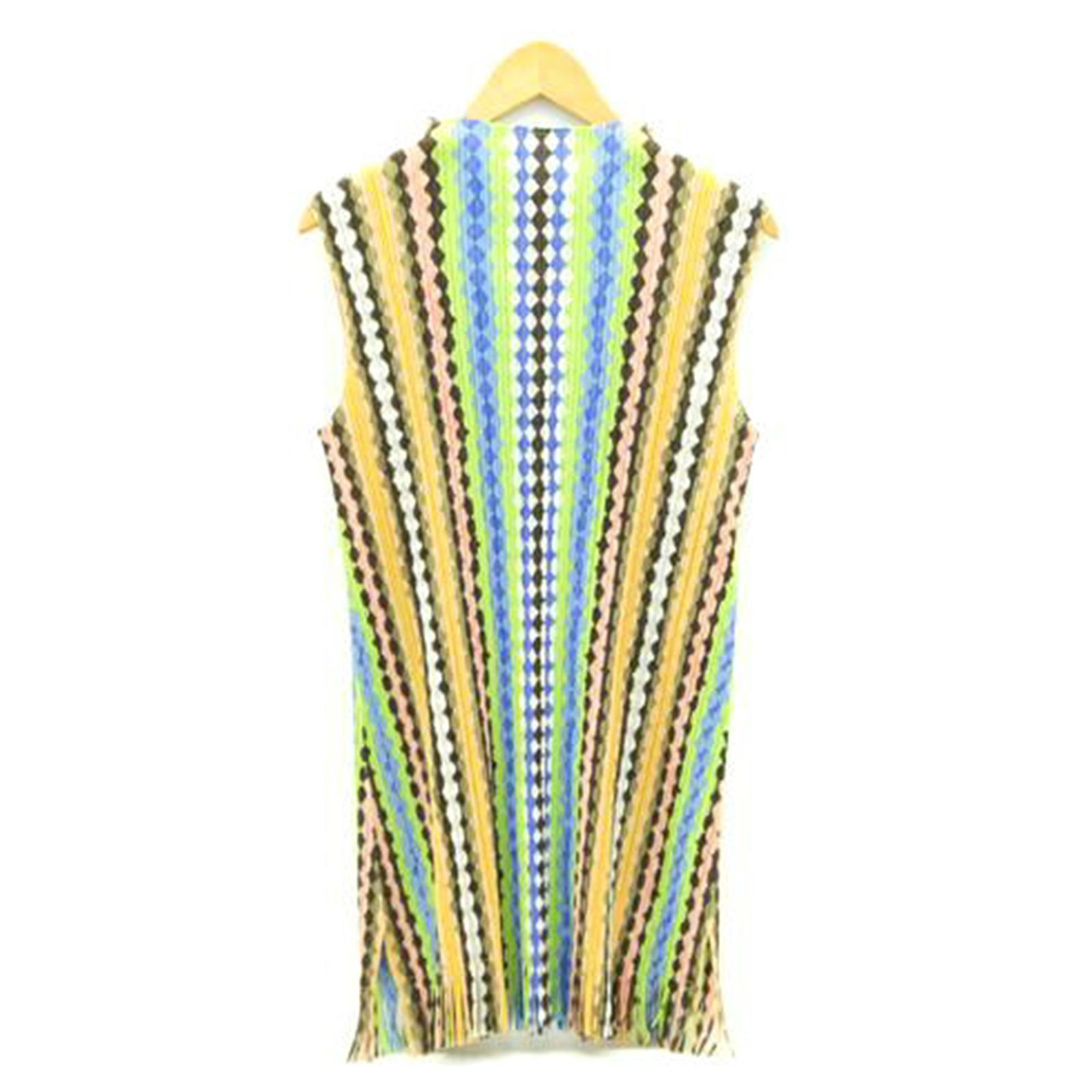 PLEATS PLEASE ISSEY MIYAKE フリンジワンピース PP71-JT632 Aランク 91