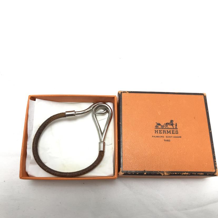 HERMES レザー ブレスレット Bランク 51 - メルカリ