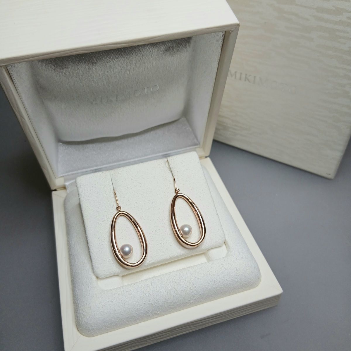 MIKIMOTO ミキモト Moon Dew ピアス PE-1735PI レディース アコヤ真珠