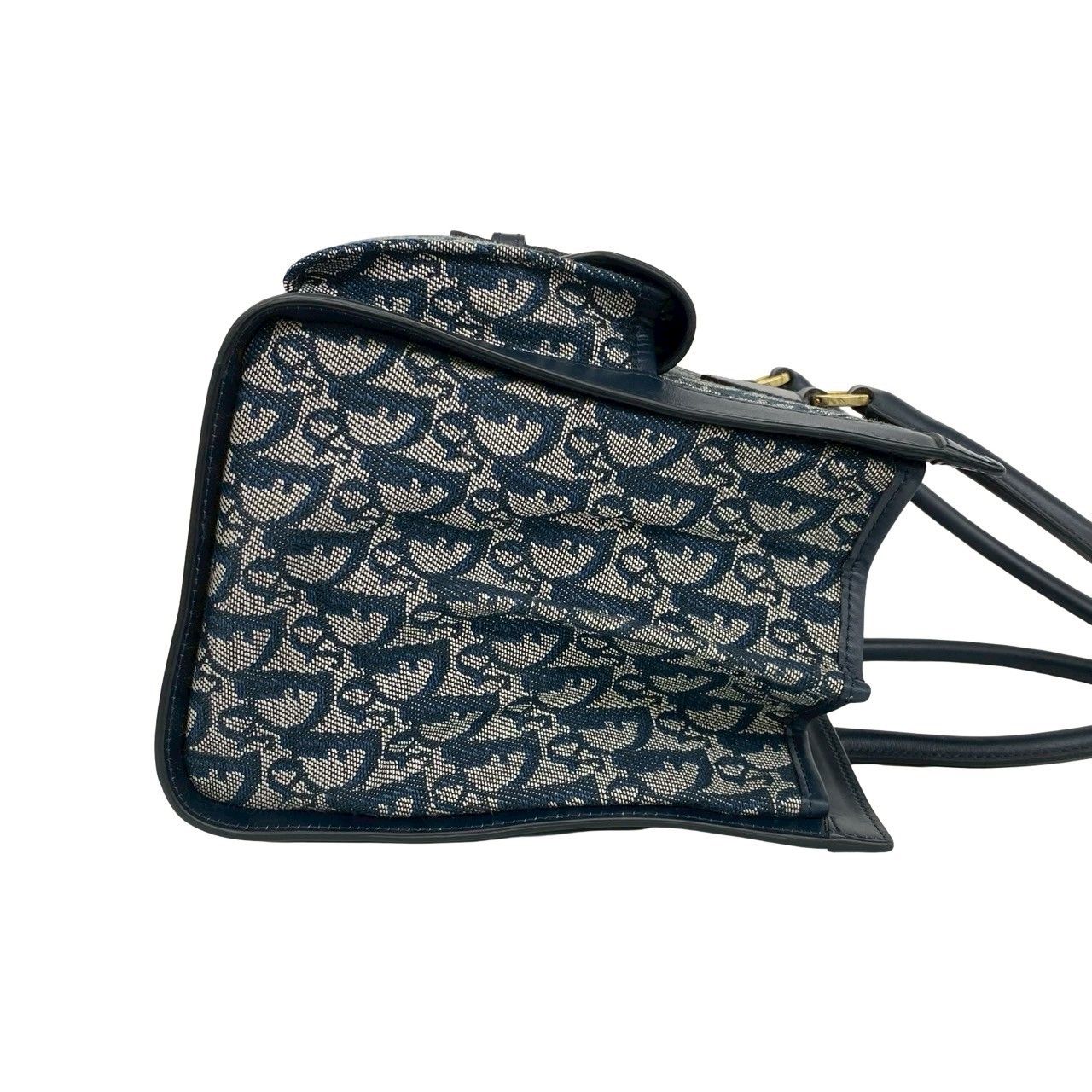 ほぼ未使用 Christian Dior ディオール トロッター 柄 CD ロゴ 金具