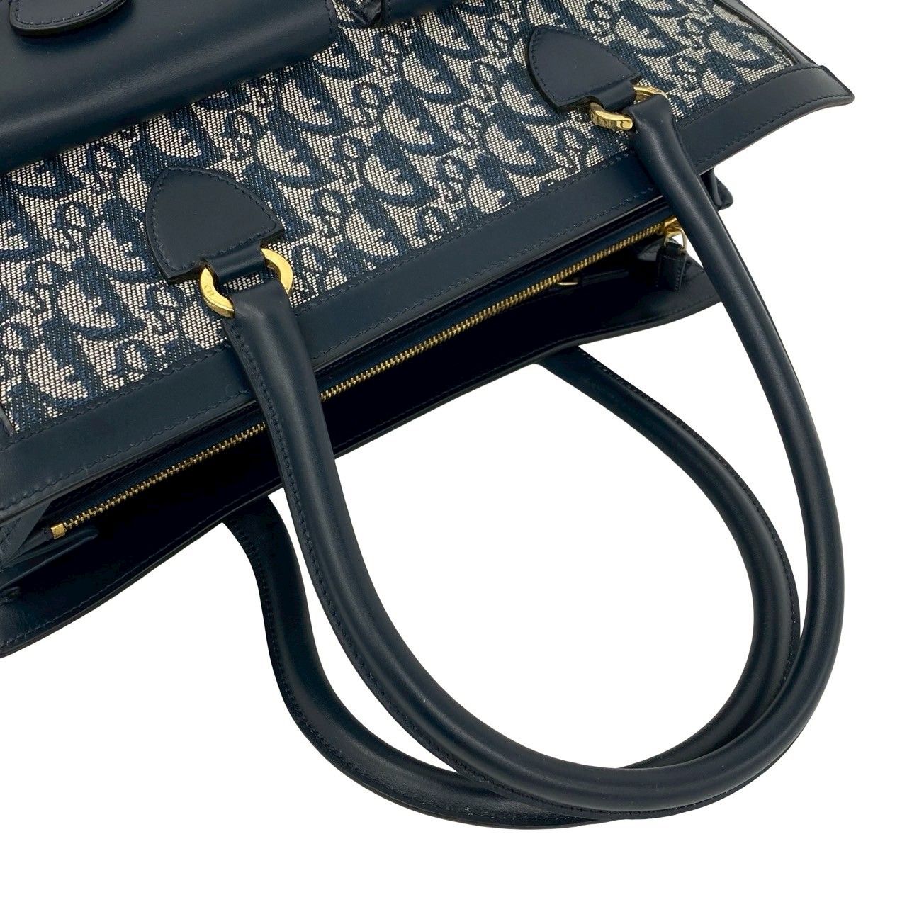 ほぼ未使用 Christian Dior ディオール トロッター 柄 CD ロゴ 金具