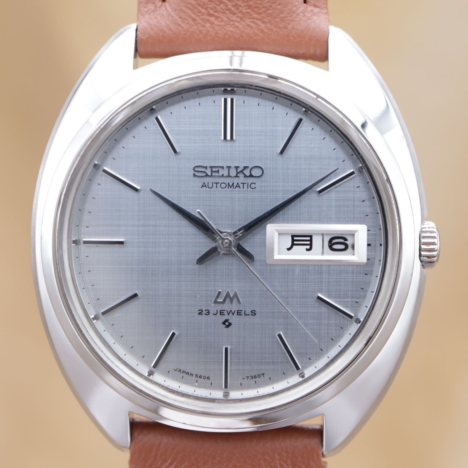◇中古 SEIKO/セイコー 腕時計 5606-7150 グレー オートマチック