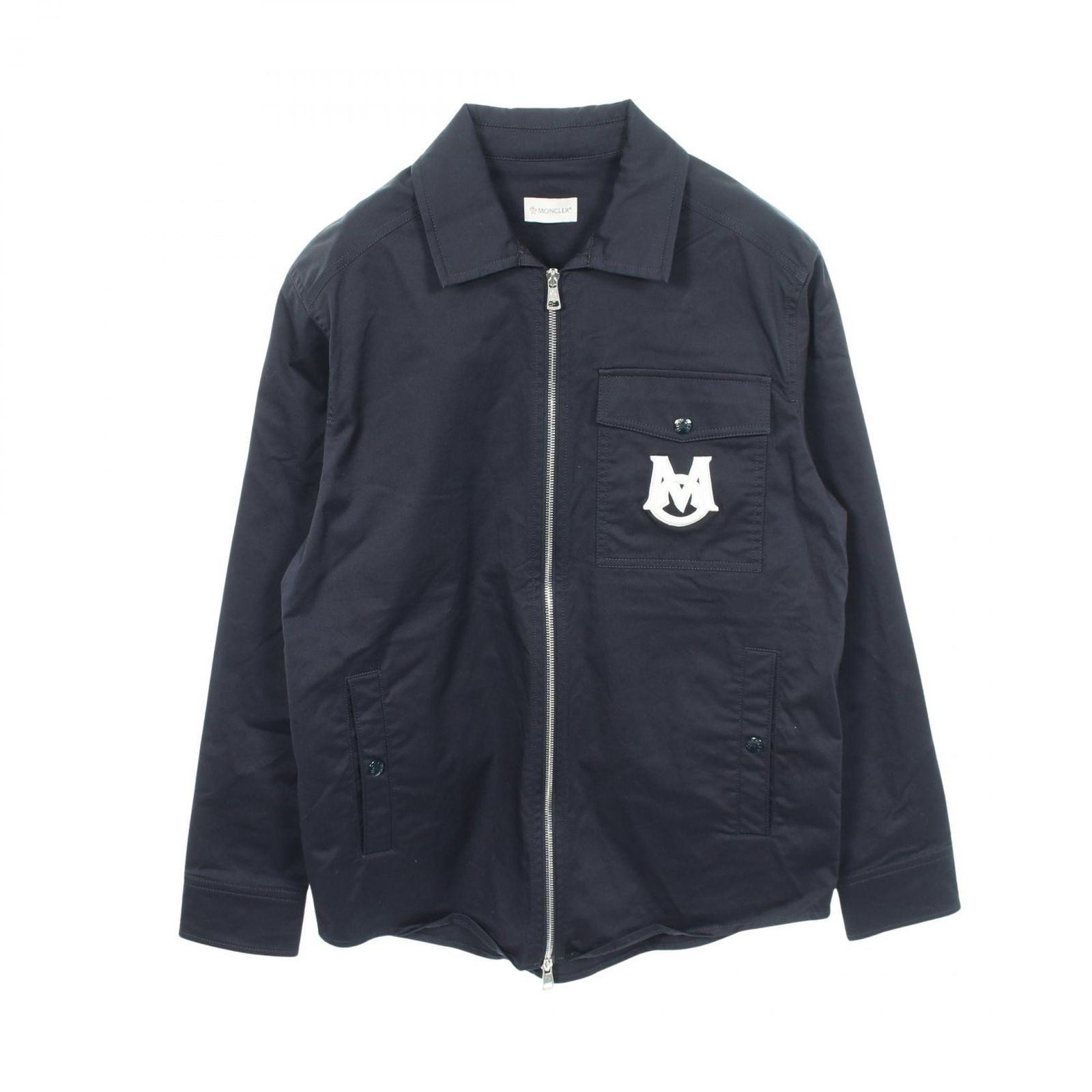 MONCLER モンクレール ロゴ刺繍 ジップアップ シャツ その他ジャケット