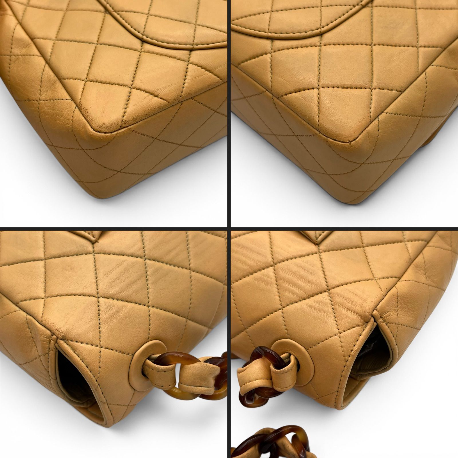 CHANEL シャネル マトラッセ べっ甲チェーン チェーンショルダーバッグ 