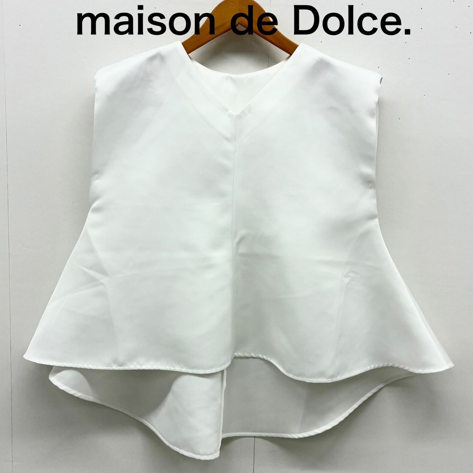 メゾンドドルチェ maison de Dolce.】パフスリーブプルオーバー 