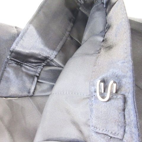 ジュンヤワタナベ JUNYA WATANABE プリーツ スカート 光沢 ネイビー 紺
