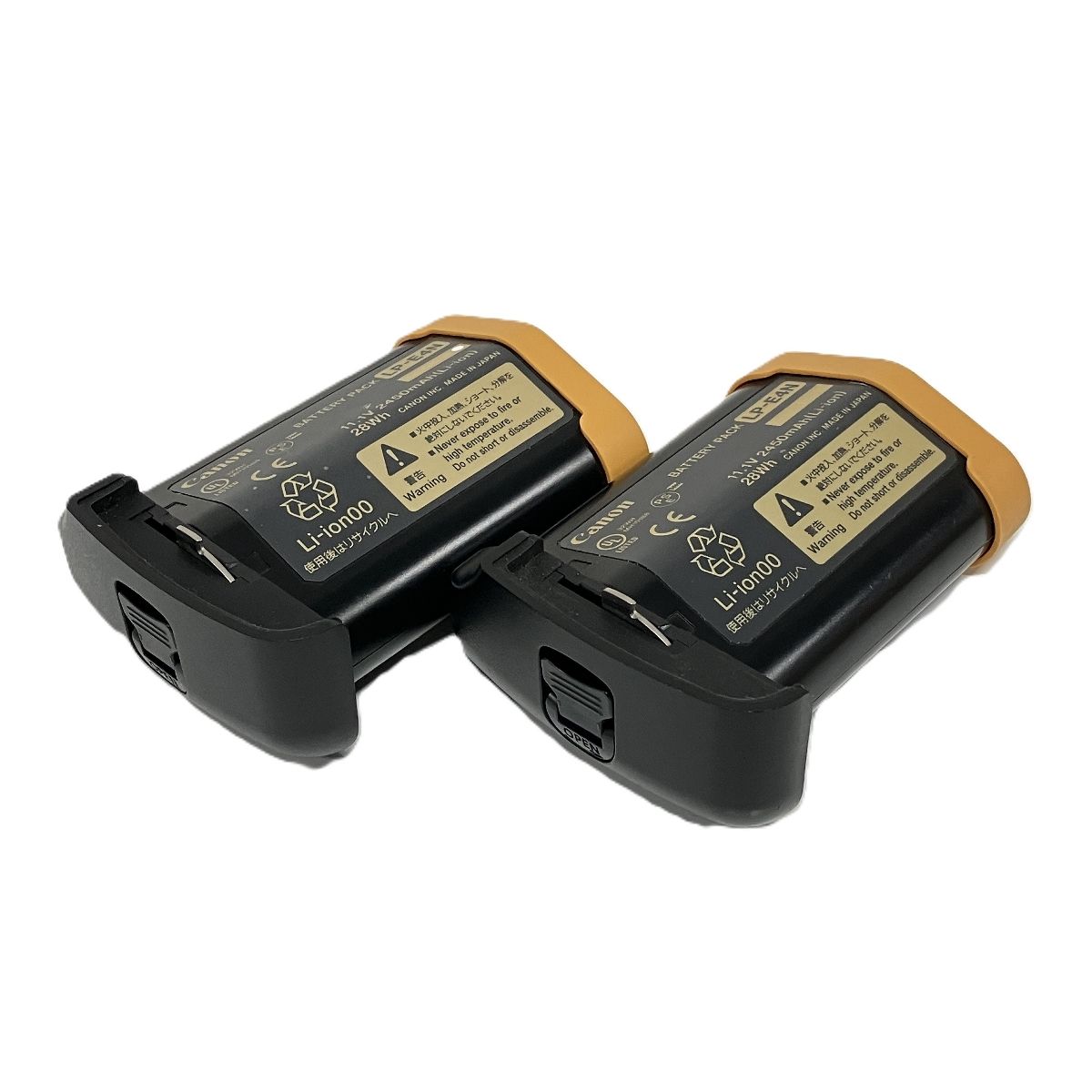 Canon キヤノン LP-E4N 純正バッテリー 2個セット カメラ周辺機器 中古 F11456560