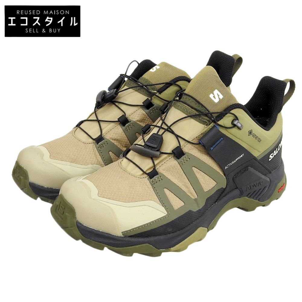 SALOMON　サロモン　X Ultra 4 ゴアテックス スニーカー シューズ メンズ Slate Green Olive Night Black カーキ 27cm 474529　8.5(UK)