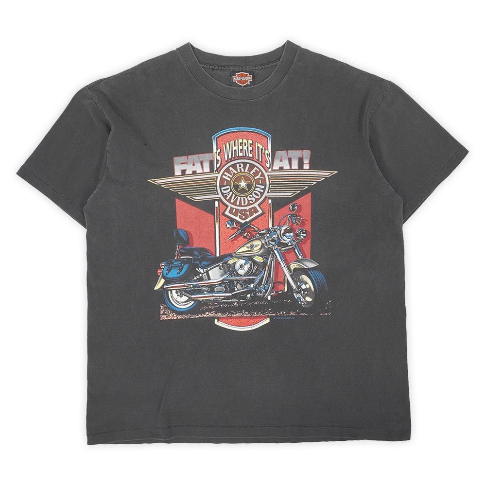 ハーレーダビッドソン HARLEY-DAVIDSON 90s 90年代 両面プリントT