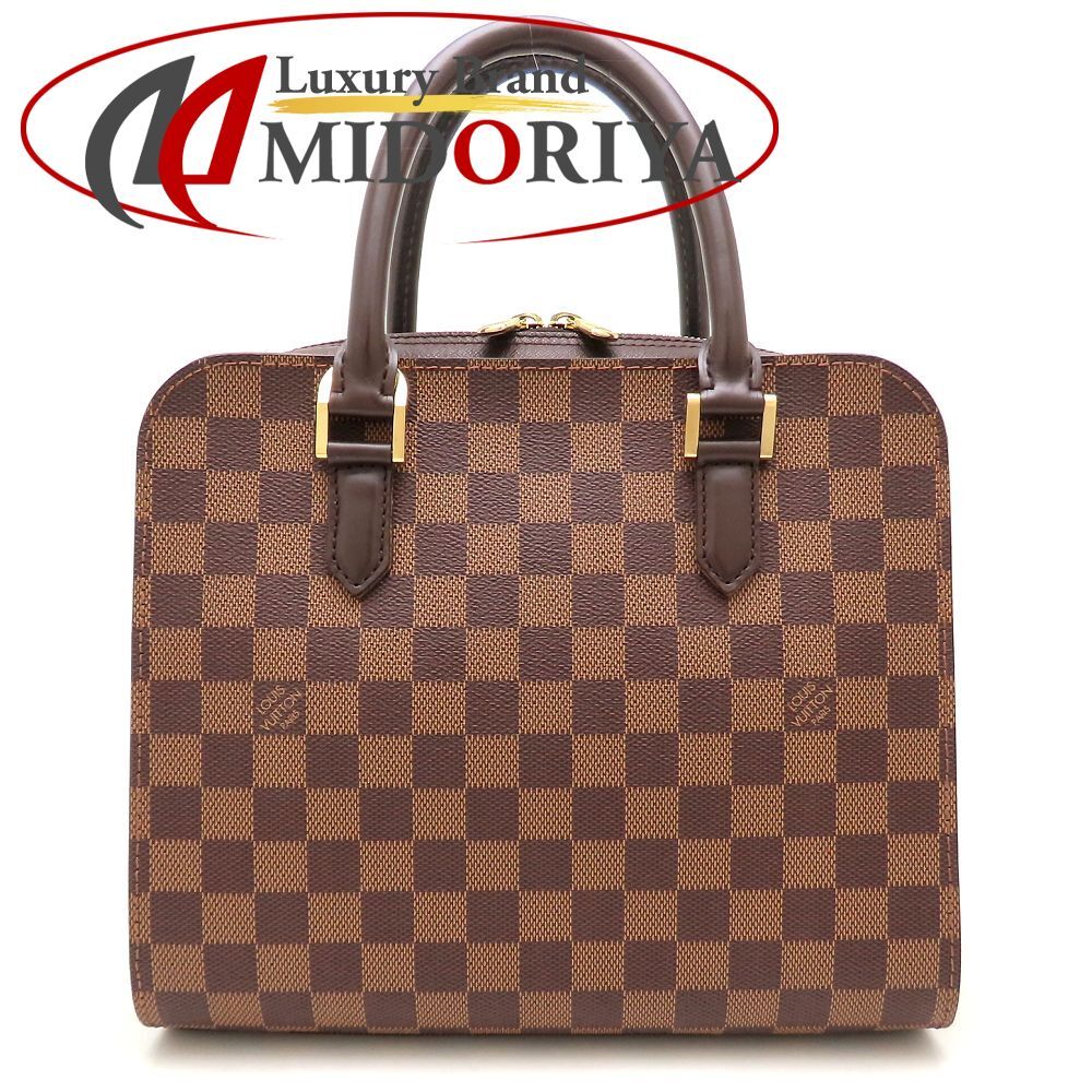 LOUIS VUITTON ルイヴィトン ダミエ トリアナ N51155 ハンドバッグ エベヌ レディース/353388【中古】