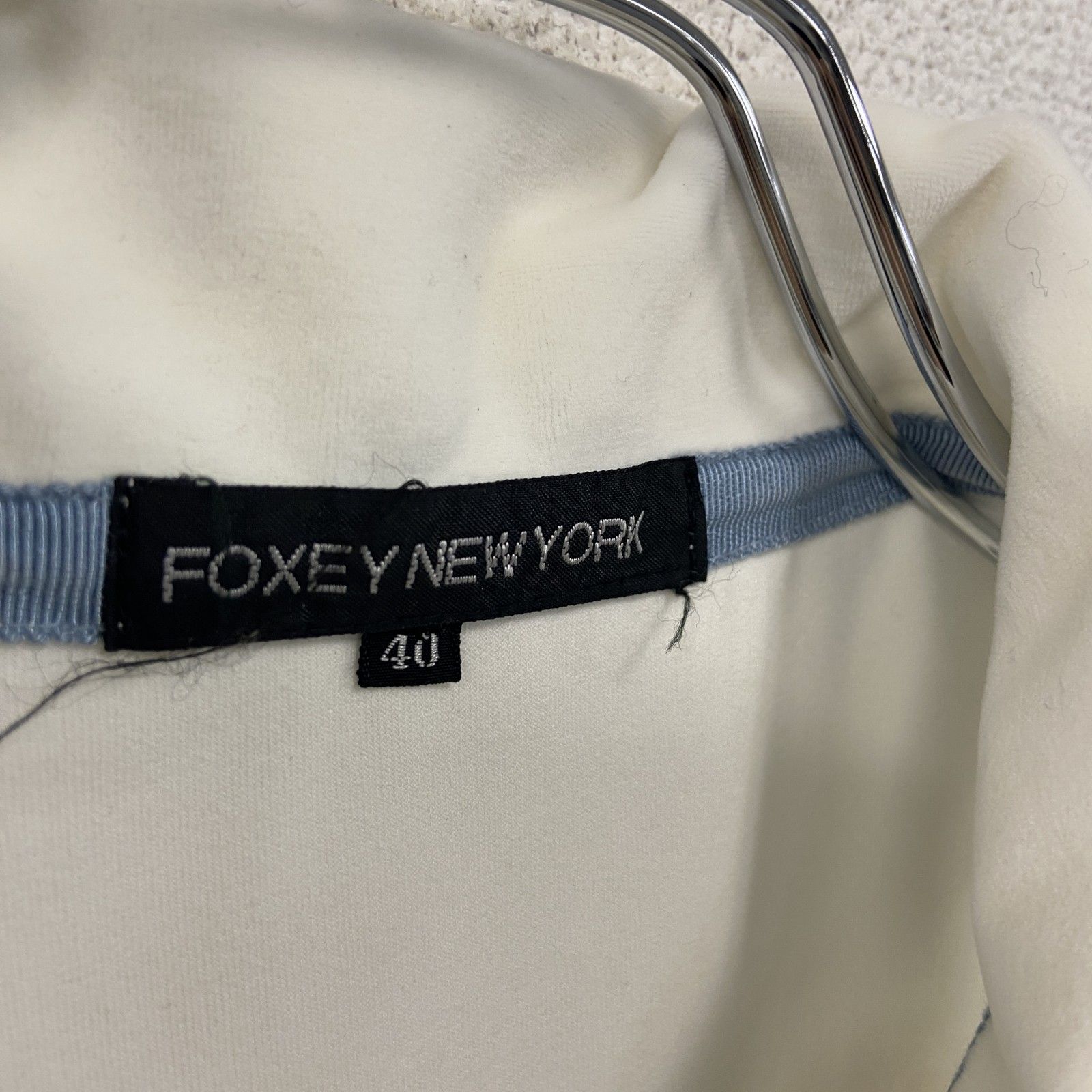FOXEY NEW YORK フォクシーニューヨーク タンクトップ/ノースリーブ 白