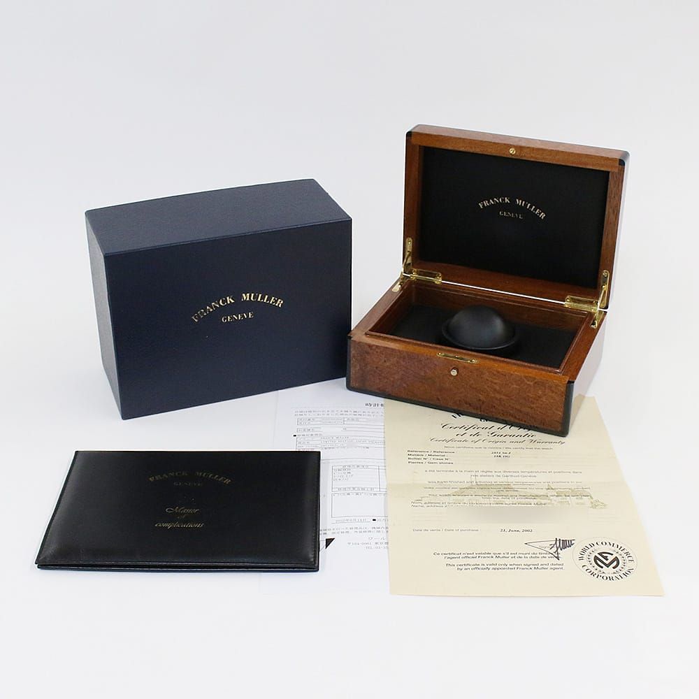 フランクミュラー トノーカーベックス 日本限定 2851S6 J WG 中古 メンズ