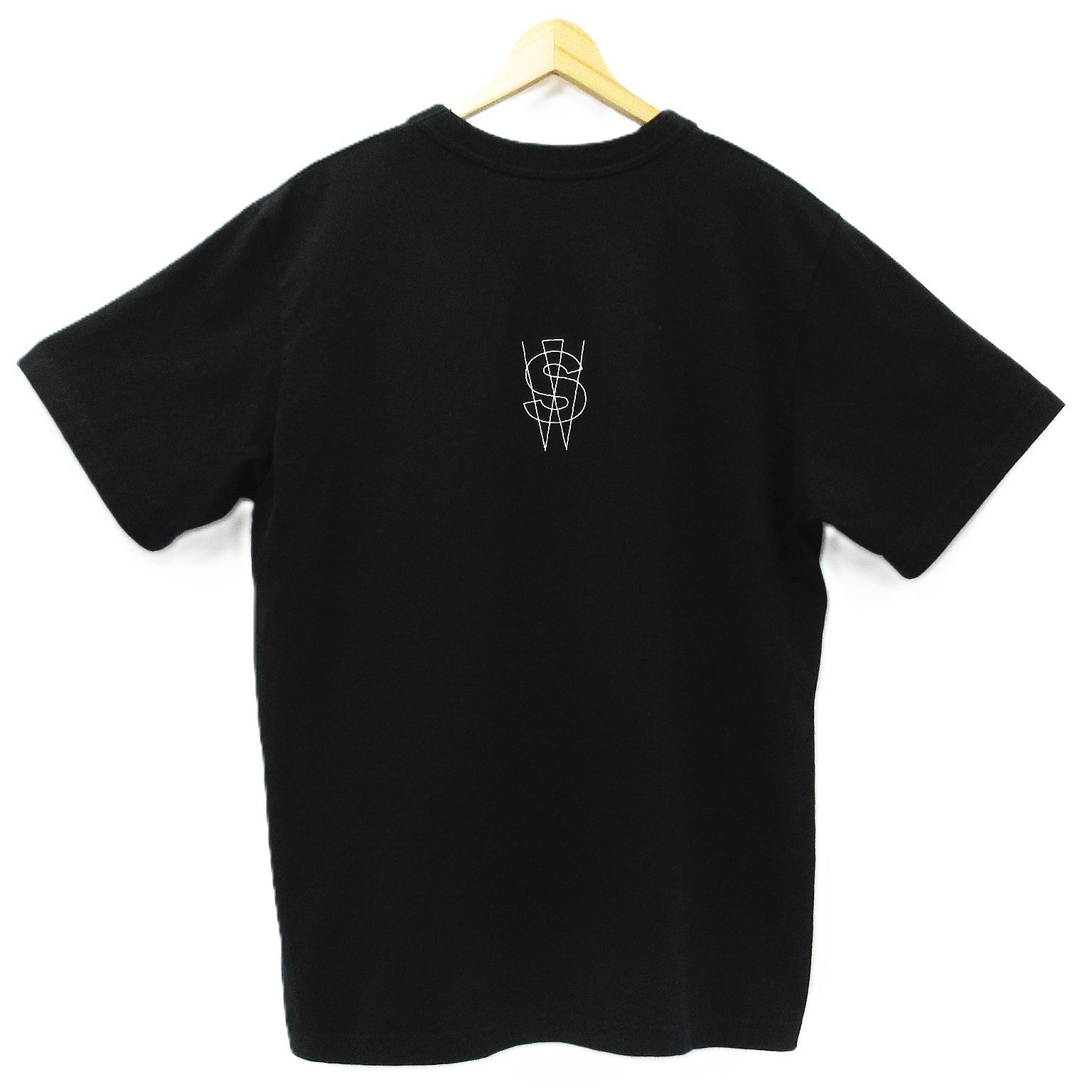 Sacai Wtaps サカイ ダブルタップス Tシャツ 黒 L 美品 Sacai × WTAPS サカイ × ダブルタップス Embroidery エンブロイ