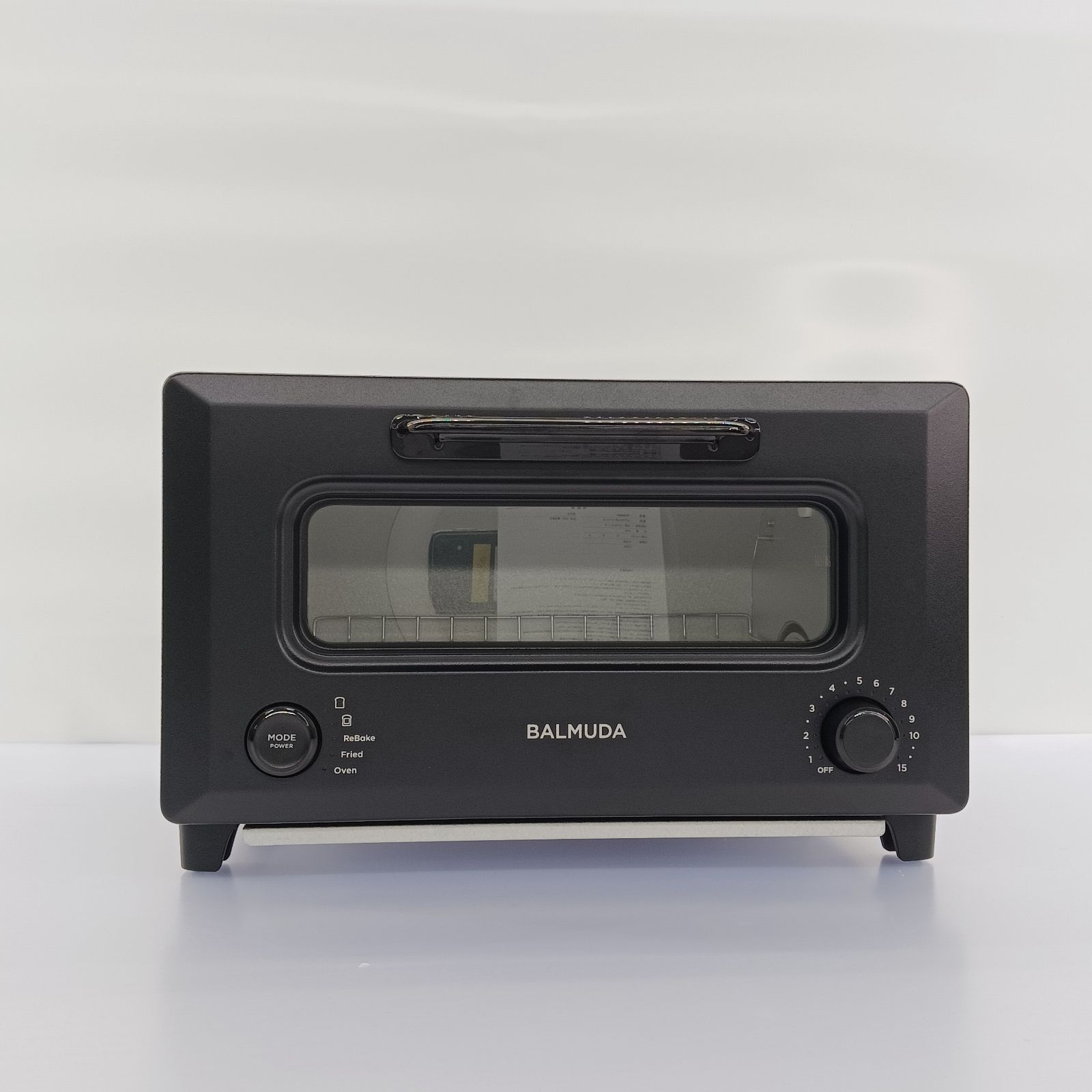 【展示商品】バルミューダ　BALMUDA オーブントースター バルミューダ リベイカー 1300W/食パン2枚 ブラック KTT01JP-BK 11,849円