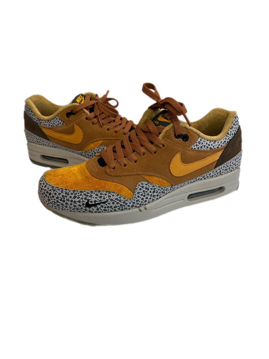 ナイキ NIKE AIR MAX 1 PREMIUM QS ATMOS/SAFARI ナイキ エアマックス 1 プレミアム クイックストライク アトモス/サファリ 665873-200 メンズ靴 スニーカー イエロー 27.5cm 101sh-2754