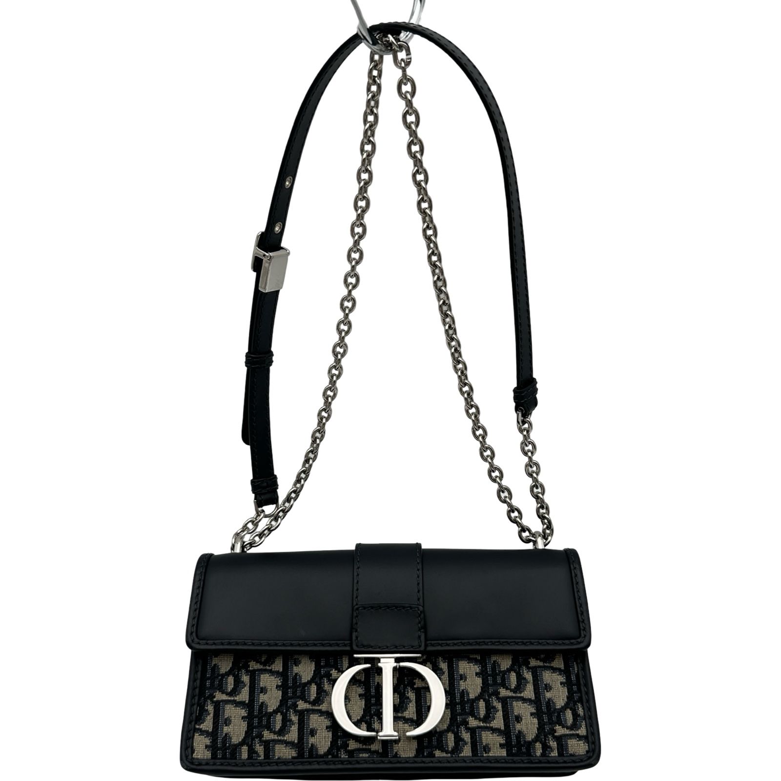 クリスチャン・ディオール Christian Dior 30モンテーニュEWバッグ M9334PDDS_M928 ネイビー/オブリーク カーフ レディース ショルダーバッグ