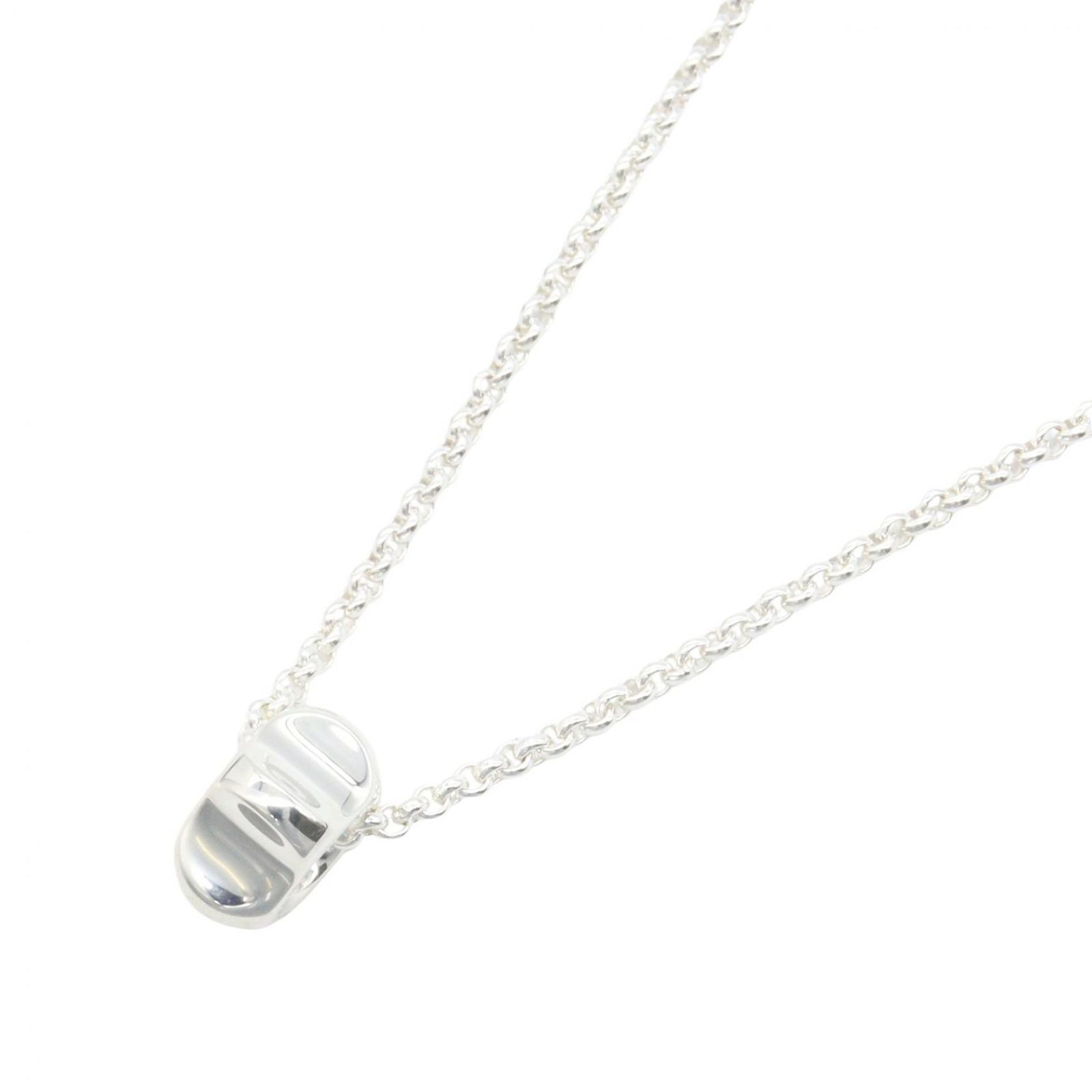 ティファニー TIFFANY＆CO ネックレス パロマ グルーブナット ネックレス 首回り51㎝ シルバー925 パロマ グルーブナット ネックレス レディース Used A