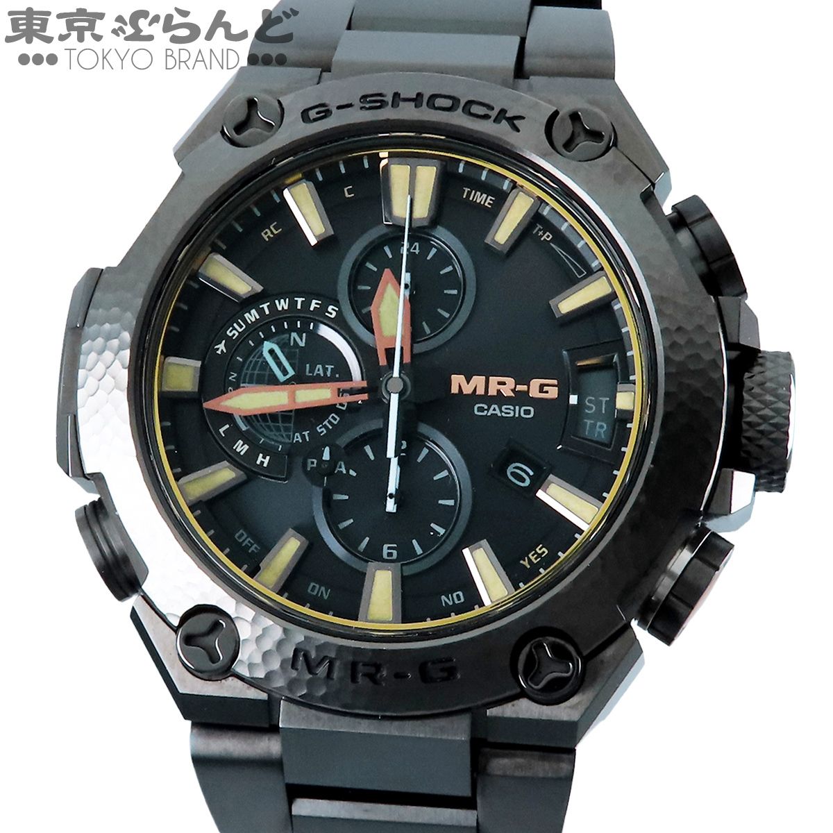 カシオ CASIO G-SHOCK MRG-G2000HB-1AJR ブラック チタン MR-G Gショック 鎚起 箱・保証書付き 腕時計 メンズ GPS電波ソーラー+Bluetooth 101860691