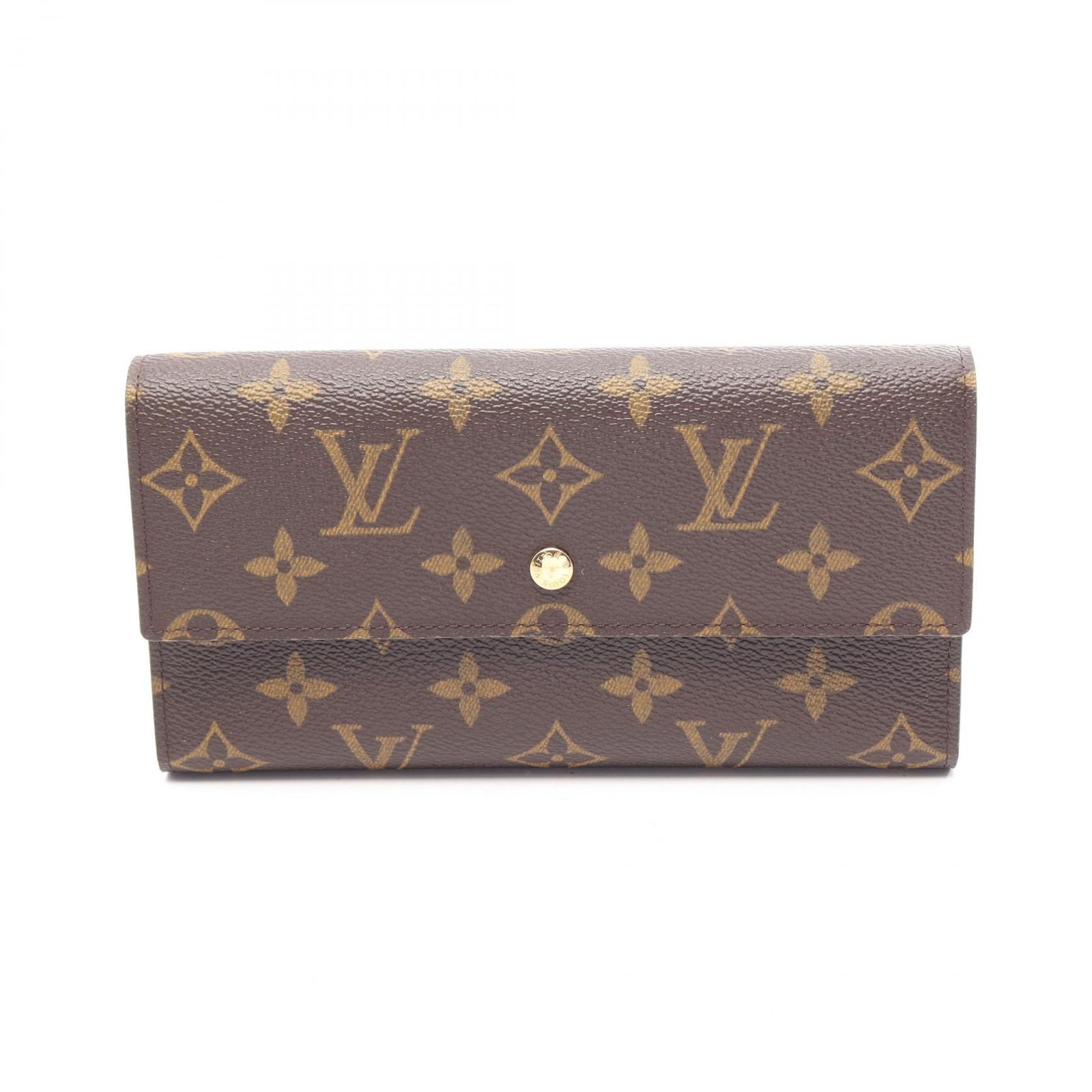ルイ・ヴィトン LOUIS VUITTON 三つ折り長財布 ポルトフォイユ インターナショナル モノグラム M61217 レザー ポルトフォイユ・インターナショナル レディース 44,880円