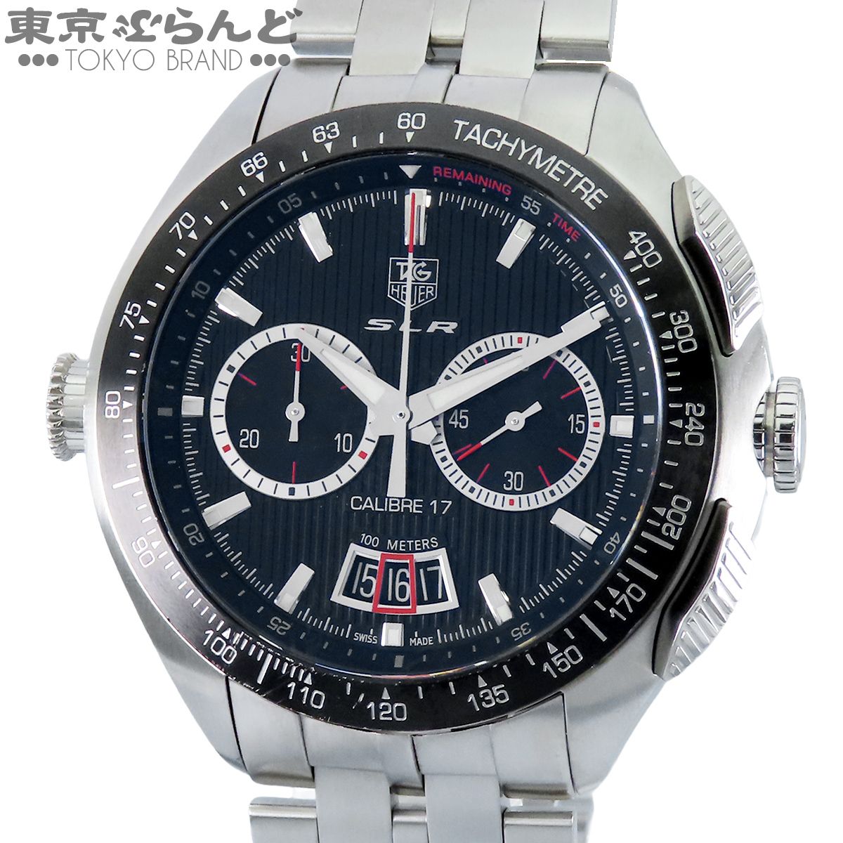 タグホイヤー TAG HEUER SLR CAG2010.BA0254 ブラック SS キャリバー17 メルセデスベンツ コラボ 腕時計 メンズ 自動巻 101860891