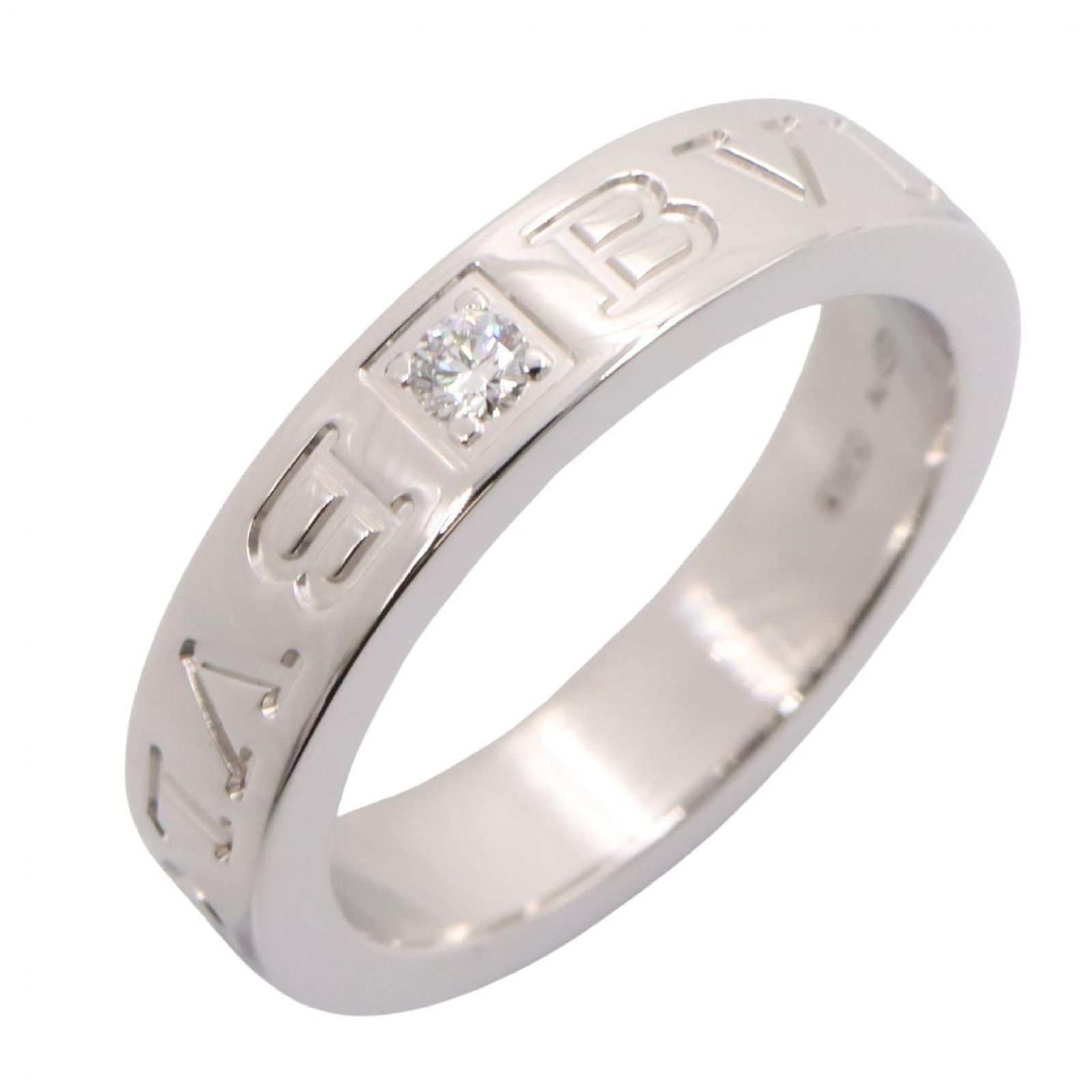 ブルガリ BVLGARI リング・指輪 B-zero1 ビーゼロワン リング 1PD 339982 K18WG（ホワイトゴールド） ダイヤモンド B-zero1 リング 1PD レディース Used A