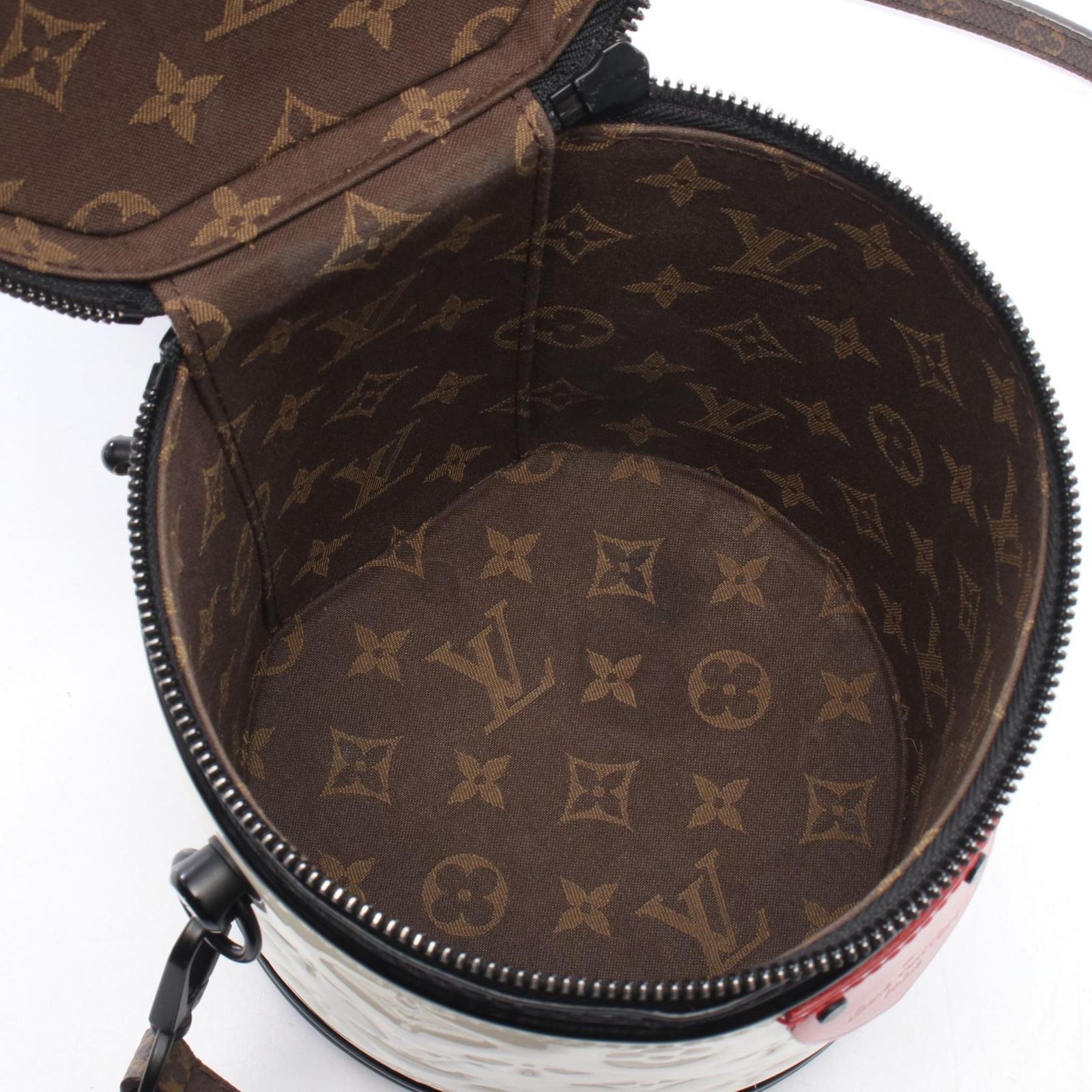 ルイ・ヴィトン LOUIS VUITTON ハンドバッグ カンヌ 2WAY M20487 ブロン/ノワール レザー PVCコーティングキャンバス カンヌ レディース Used B
