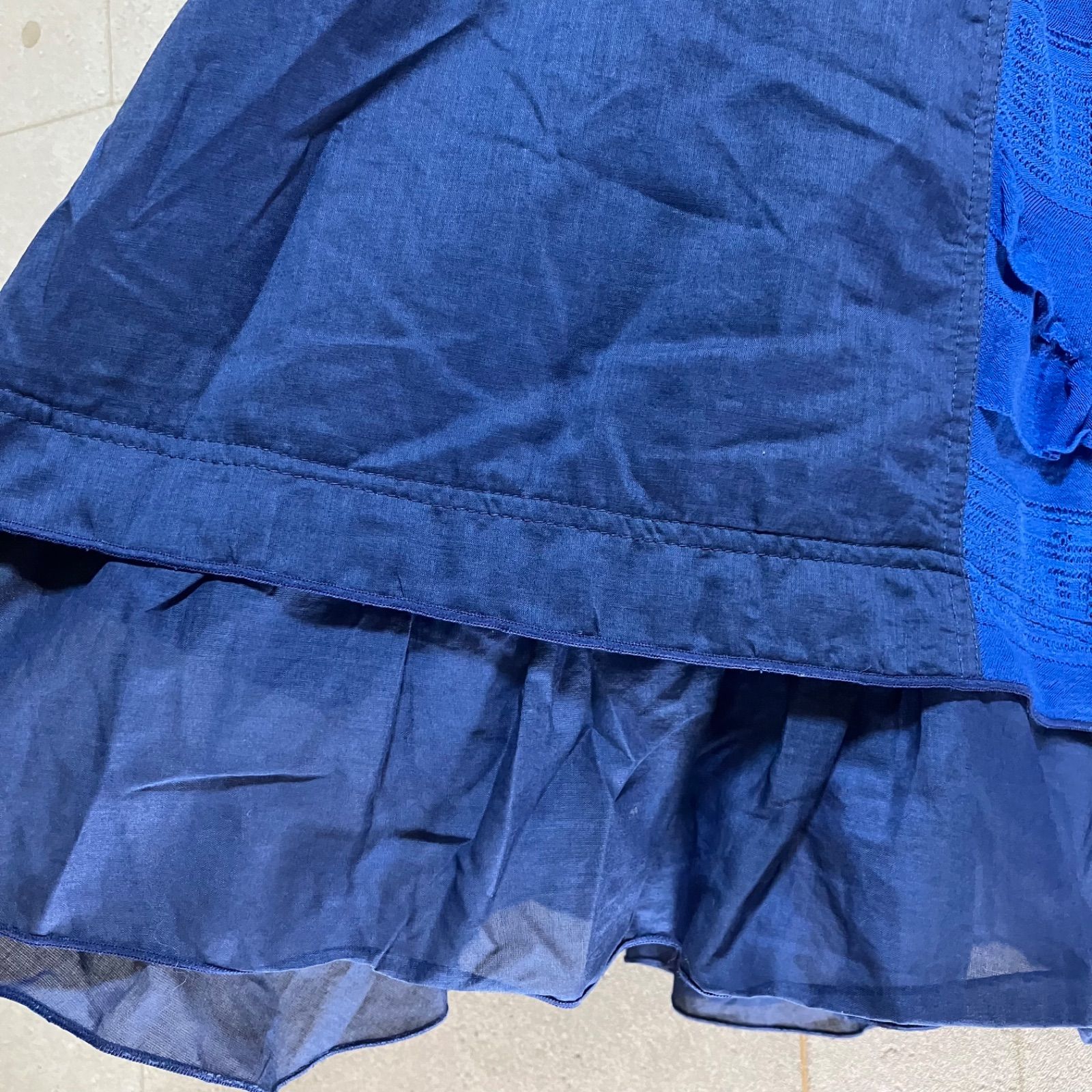 EIKO KONDO エイココンドウ ワンピース 半袖 カットソー ひざ丈 42
