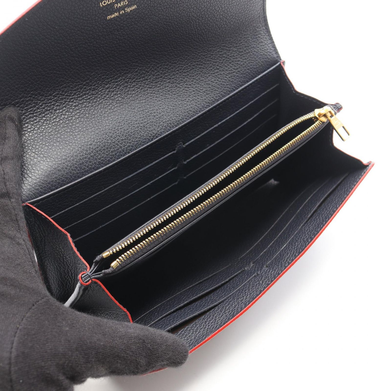 ルイ・ヴィトン LOUIS VUITTON 二つ折り長財布 ポルトフォイユ サラ M62125 マリーヌ/ルージュ レザー ポルトフォイユ・サラ レディース Used B ルイ・ヴィトン LOUIS VUITTON 二つ折り長財布 ポルトフォイユ サラ M62125 マリーヌ/ルージュ レザー ポルトフォイユ・サラ レディース Used B