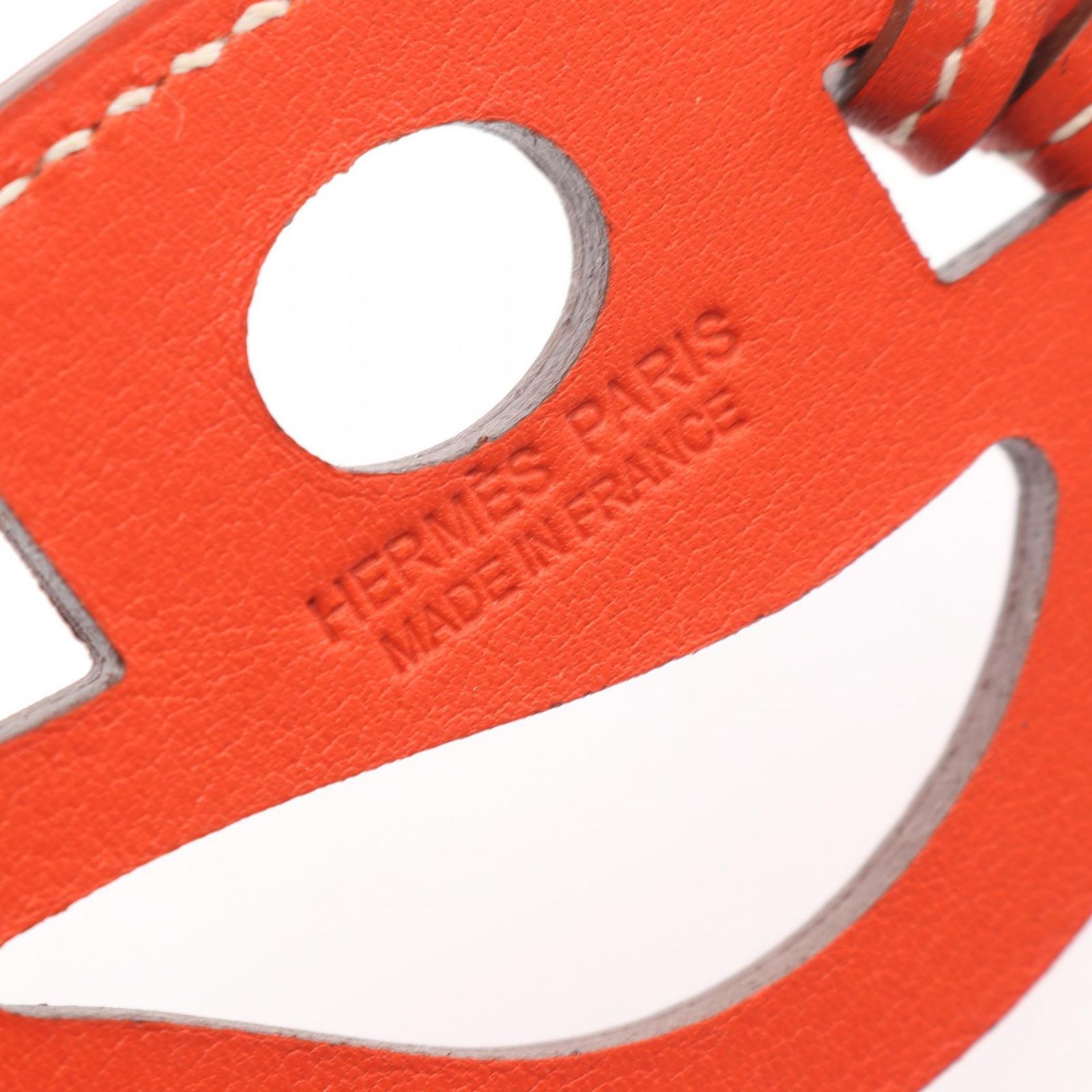 エルメス HERMES チャーム パドック シュバル オレンジフィールド