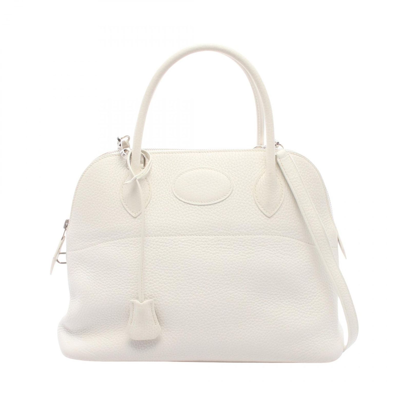 エルメス HERMES ハンドバッグ ボリード31 2WAY ホワイト レザー ボリード31 ホワイト レディース Used B