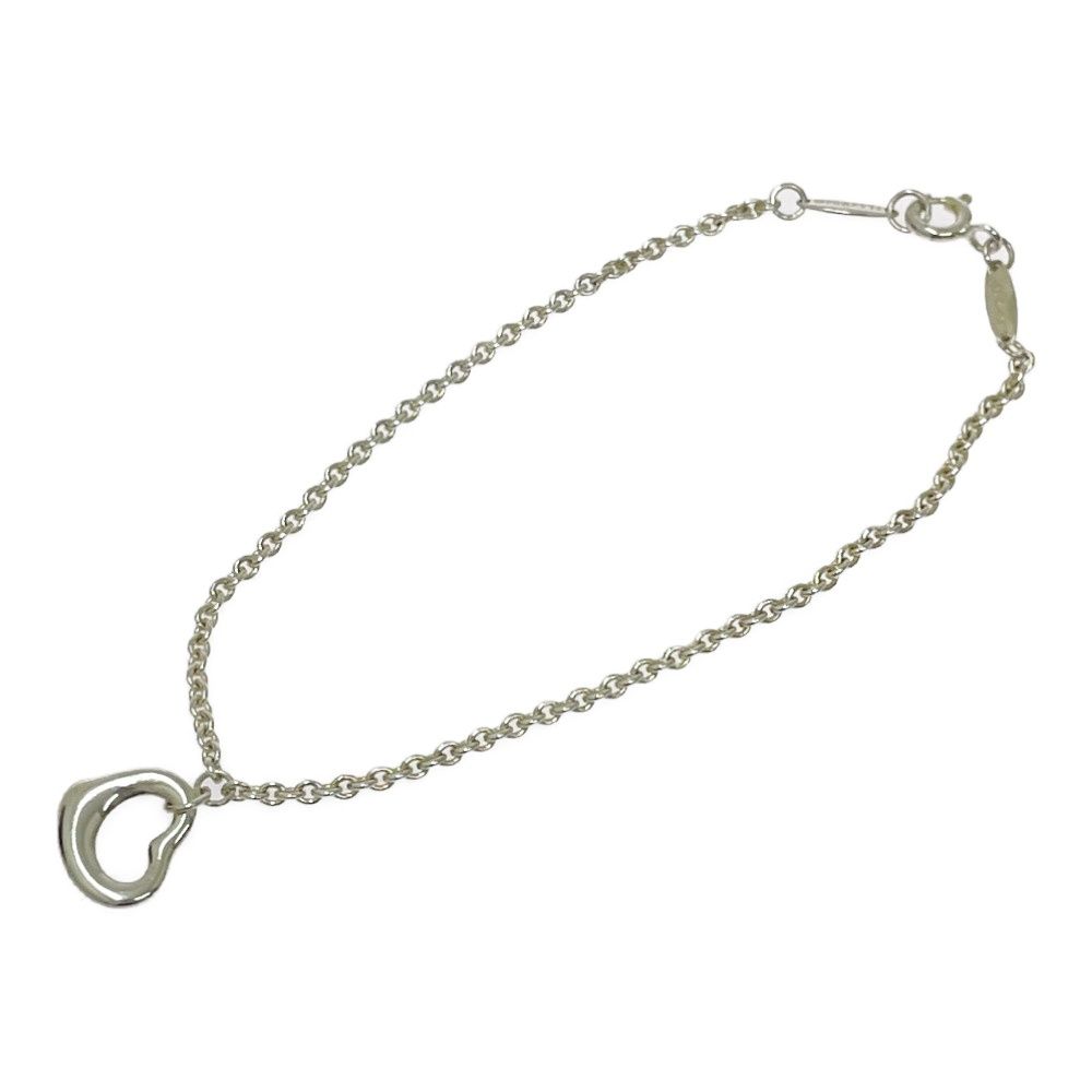 【中古】TIFFANY&Co. ティファニー オープンハートブレスレット 2.5g 925刻印 566236 ブレスレット