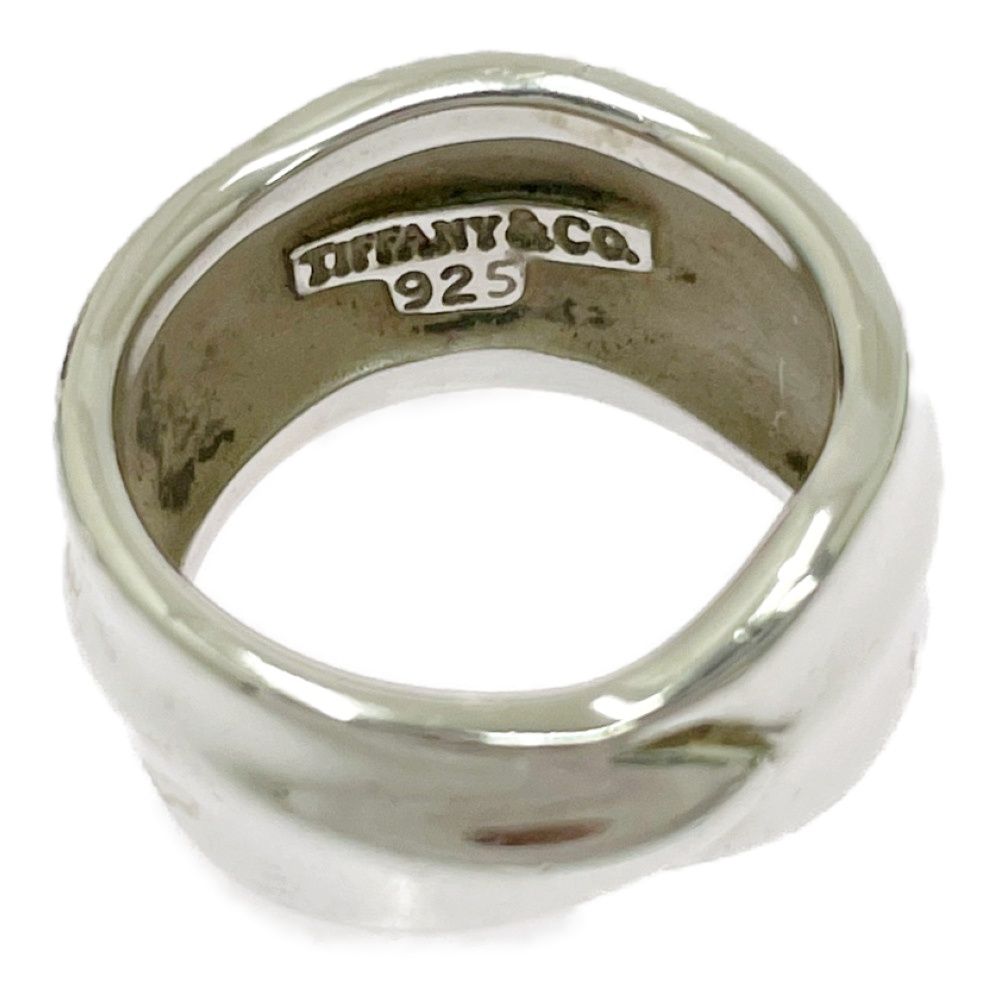 中古】【箱付き】 TIFFANY&Co. ティファニー シルバー リーフリング