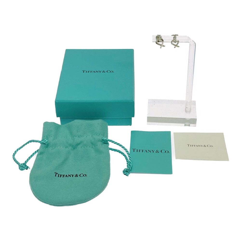 【中古】【箱付き】 TIFFANY&Co. ティファニー シルバー ラビングハートピアス 1.4g 925刻印 610928 ピアス