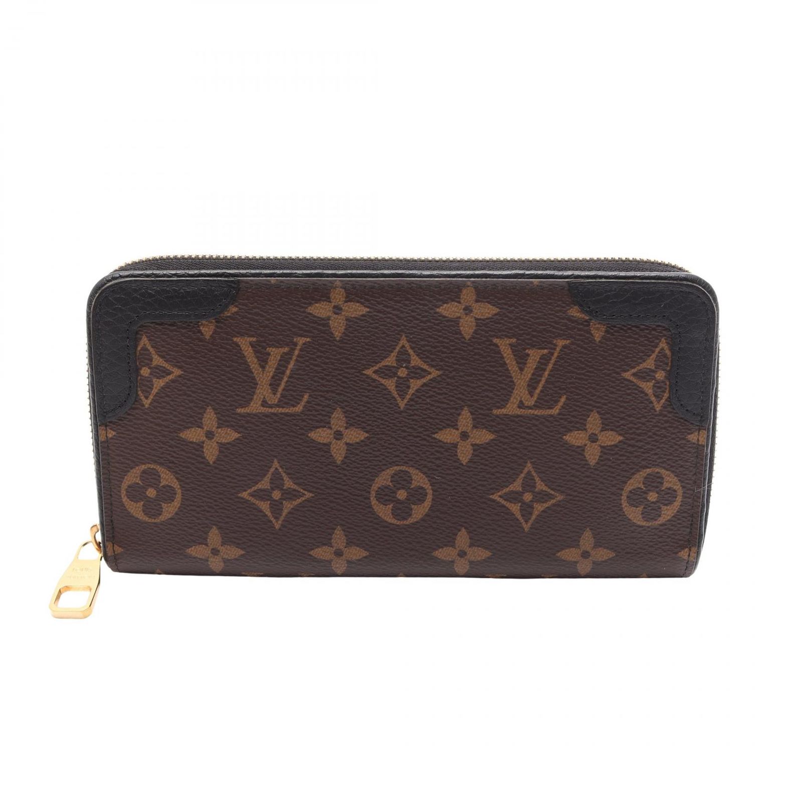 ルイ・ヴィトン LOUIS VUITTON ラウンド長財布 ジッピーウォレット モノグラム レティーロ ノワール M61855 ノワール レザー ジッピー・ウォレット レティーロ レディース