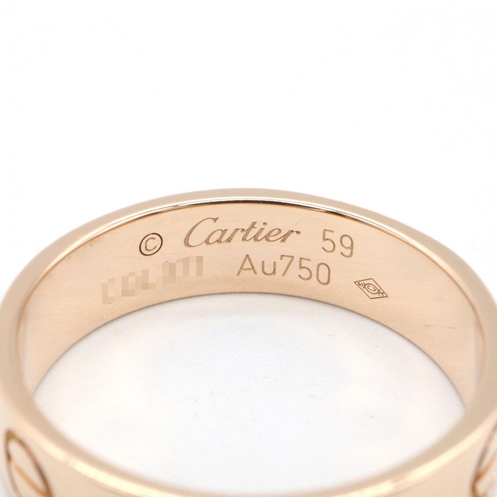 カルティエ CARTIER リング・指輪 ラブリング B4084800 K18PG（ピンク