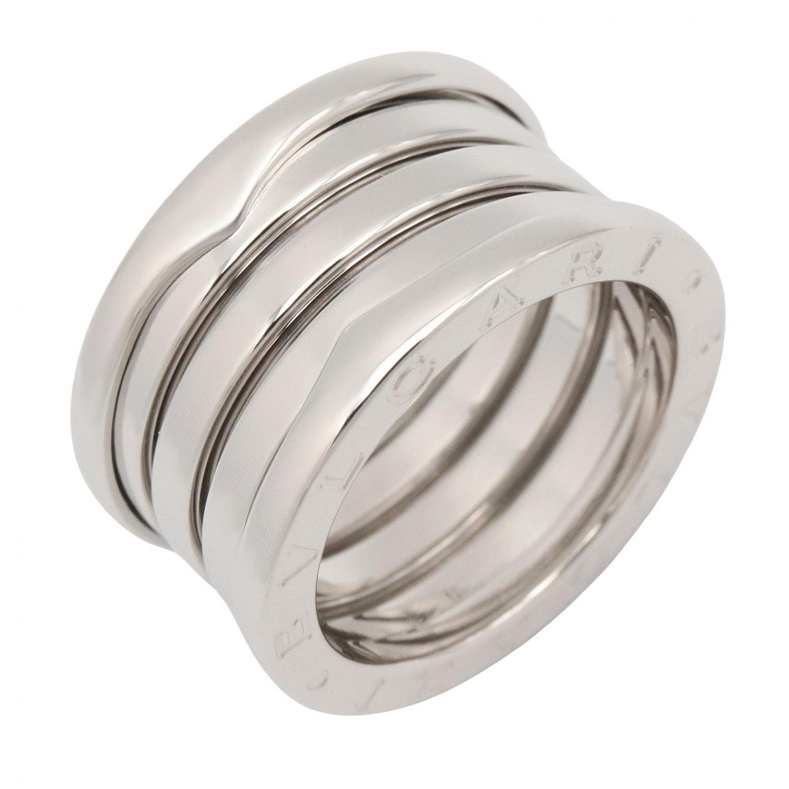 ブルガリ BVLGARI リング・指輪 B-zero1 リング 4バンド 346594 K18WG（ホワイトゴールド） B-zero1 リング 4バンド ユニセックス Used A 205,400円