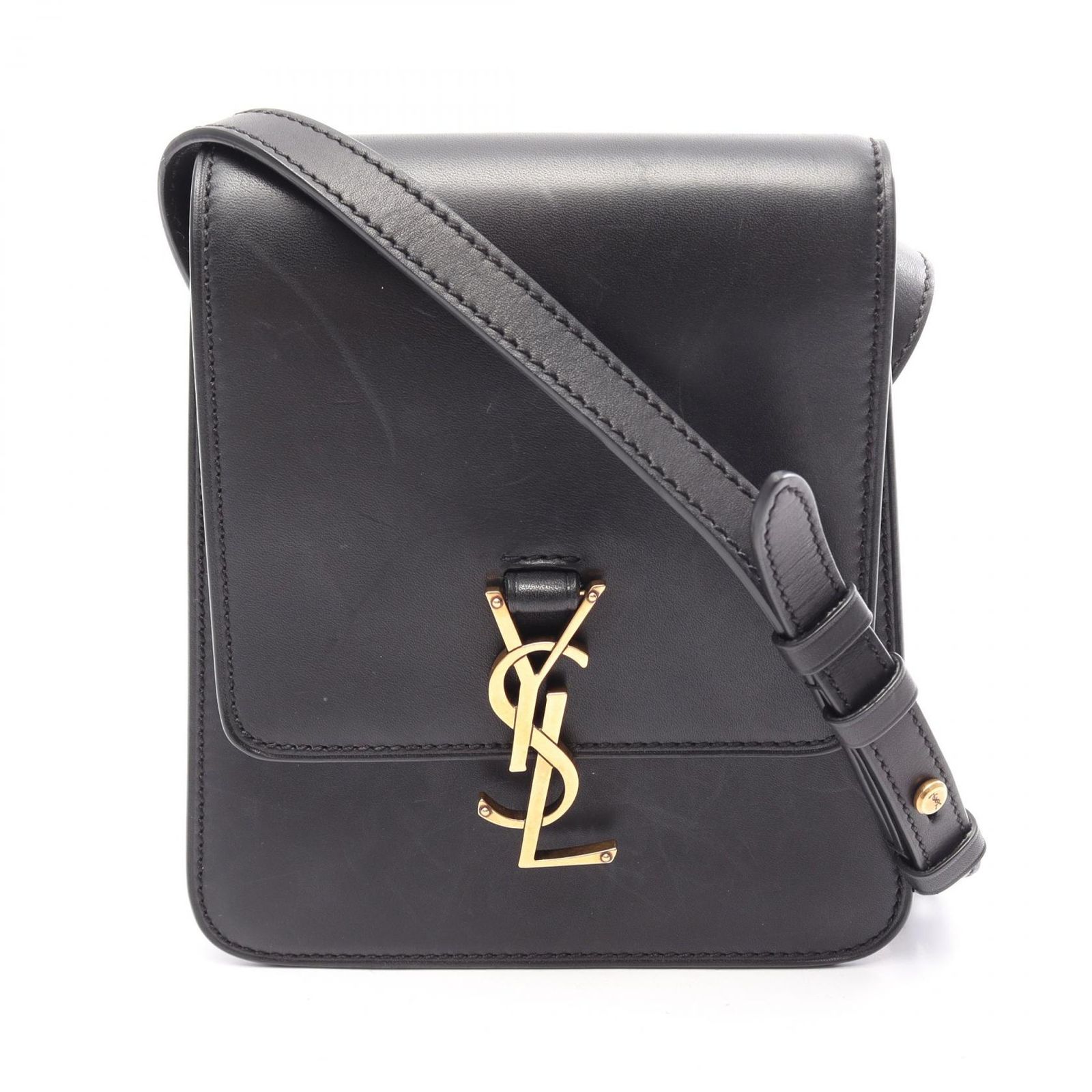 サンローランパリ SAINT LAURENT PARIS ショルダーバッグ KAIA カイア ブラック レザー ショルダーバッグ レディース Used B