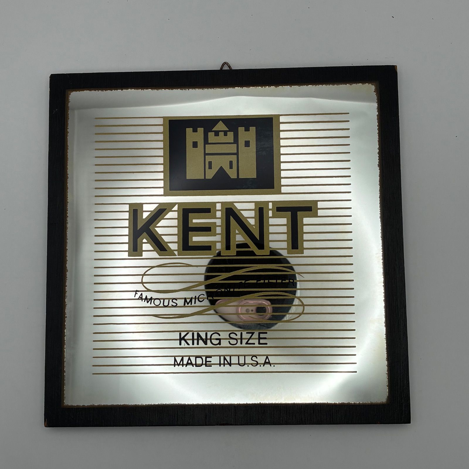 VAN Kent パブミラー　クラシックデザイン KENT（ケント） パブミラー鏡 看板 昭和レトロ【KE26】 - メルカリ