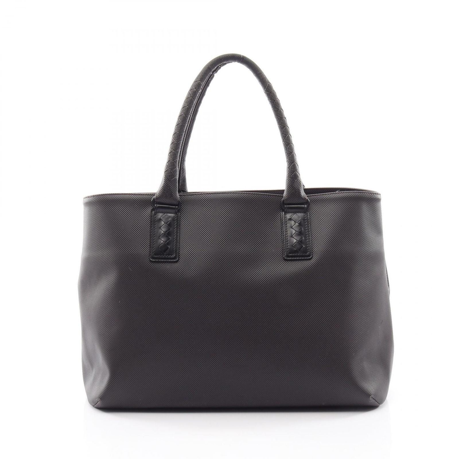 ボッテガヴェネタ BOTTEGA VENETA トートバッグ マルコポーロ イントレッチオジェット 222498 ダークブラウン PVCコーティングキャンバス レザー マルコポーロ トートバッグ