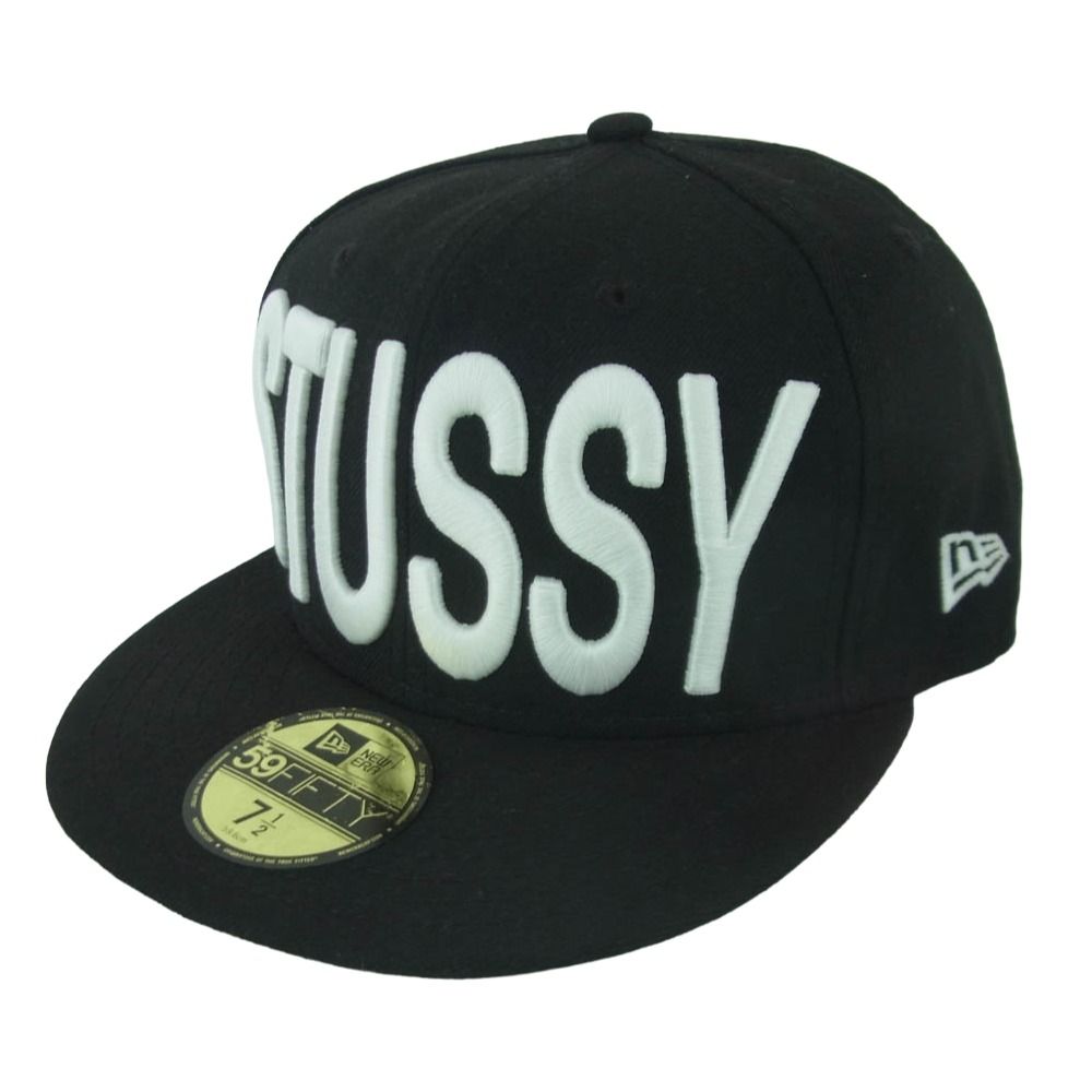 STUSSY ステューシー NEW ERA ニューエラ 59FIFTY ビッグ ロゴ