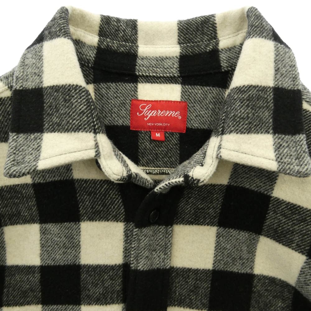 Supreme シュプリーム 19AW 1-800 Buffalo Plaid Shirt ロゴ刺繍