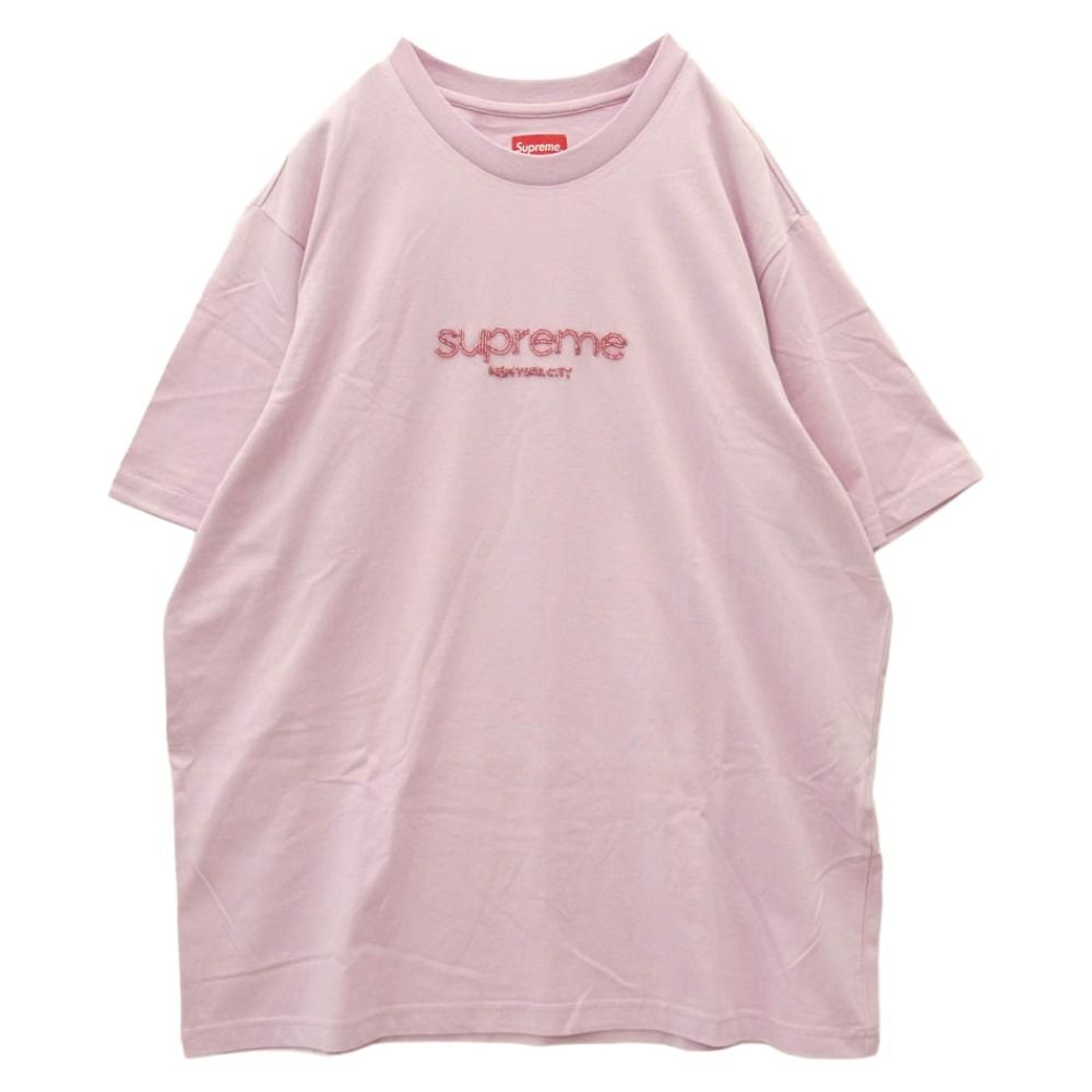 Supreme シュプリーム 22SS Beaded Logo S/S Top ビーデッド ロゴ 